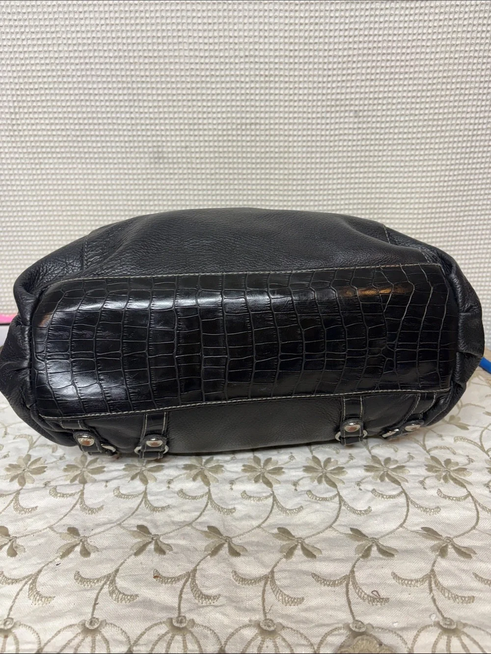 Etienne Aigner leather shoulder bag/satchel